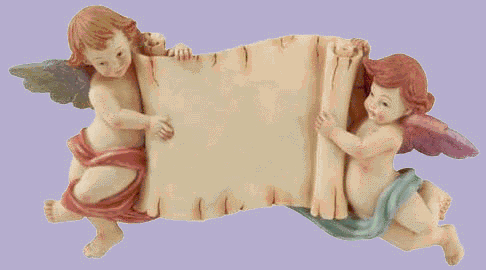 Cherubs and Living Word Parchment animation